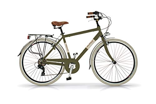 Vélos de villes : Vélo 28" pour homme Eleance Via Vent 6 V en aluminium vert