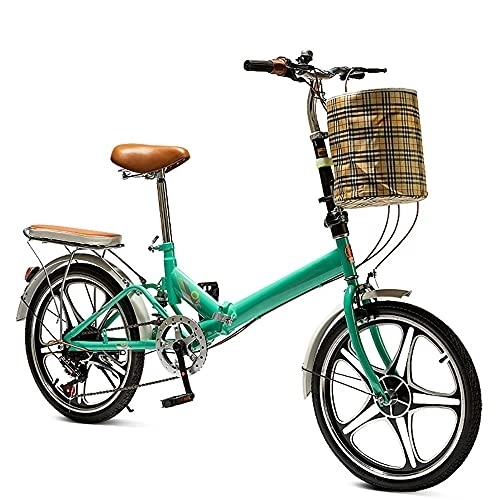 Vélos pliant : Bananaww 20 Pouces Vélo Pliant, Bicyclette Pliable Vélo d'équitation en Alliage d'aluminium, Vélo Pliant Ultra-léger pour Hommes et Femmes Adultes, Frein à Disque Double Unique Vélo
