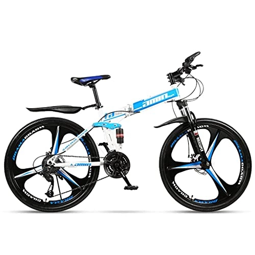 Vélos pliant : CCLLA Vélo Pliable 26 Pouces vélo de Montagne à Vitesse Variable vélo Pliant Double système d'absorption des Chocs pour Femmes et Hommes vélos de Sports de Plein air