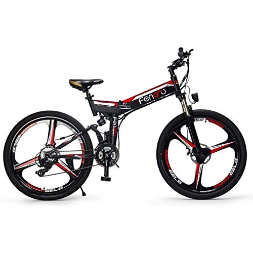 Vélos pliant : CNRRT Vélo de Vélo de 26 Pouces Vélo Pliants Alliage de magnésium, avec 8 Vitesses Fonction de Commande 24 Vitesses Ultra-Light Car Cadre de Voiture Travel Vélo extérieure (Color : Black)