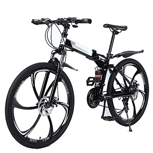 Vélos pliant : COUYY Vélo de montagne adulte en acier carbone à double disque pliable VTT étudiant vélo homme femme vélo extérieur 21 vitesses