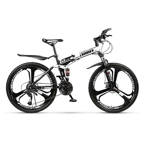 Vélos pliant : DGPOAD Vélo Pliant 26 Pouces Adulte Bicyclette pour Femmes Velo Aluminium Homme Réglables Selle Comfort, léger / White / 27 Speed
