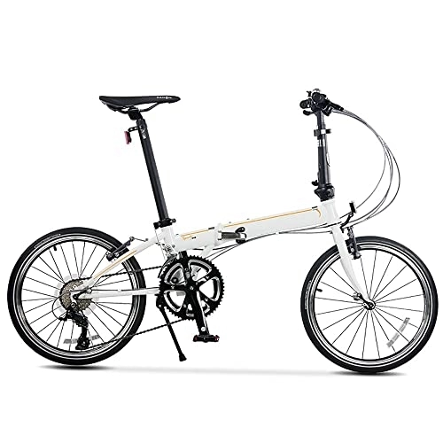 Vélos pliant : DODOBD Vélo Pliant 20 Pouces À Vitesse Variable pour Adultes Et Étudiants 18 Vitesses Vélo Pliable Vélo Portable Compact léger Excellente Suspension, Convient de 140 cm à 185 cm