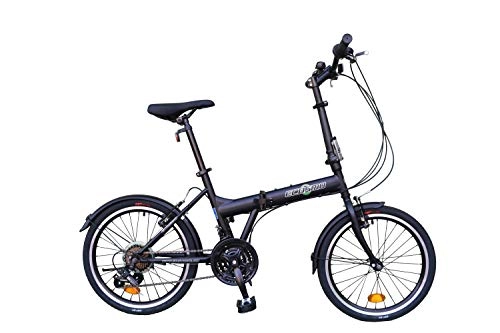 Vélos pliant : Ecosmo 20TF01BL Vélo urbain pliant 50, 8 cm, 6 vitesses