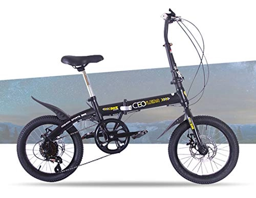 Vélos pliant : EDOSTORY Vélos Pliants, Vélos Pliants Portables, Vélos Pliants, Garçons Et Filles Vélos Portables, Noir