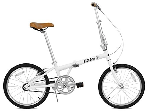 Vélos pliant : FabricBike Vélo Pliant, Cadre en Alliage, Mono-Vitesse, 3 Couleurs (Matte White)