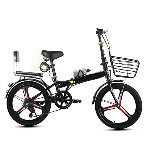 Vélos pliant : FBDGNG Vélo pliable pour adultes, vélos de montagne légers avec cadre en alliage solide avec frein à disque, 50, 8 cm