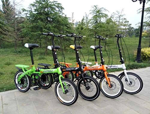 Vélos pliant : GuiSoHn Cadre de suspension à double disque en acier au carbone pour vélos et adultes Taille unique GuiSoHn-5498446812