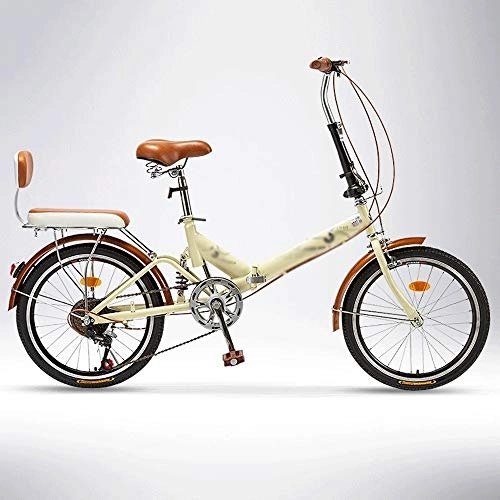Vélos pliant : HELIn Vélos pliants - Vélo de Loisirs Pliant Portable léger Mini vélo Pliant Petit vélo Portable pour vélo de Route Absorption des Chocs