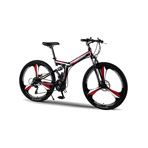 Vélos pliant : HESND zxc vélos pour adultes vélos de route vélo de course vélo pliable VTT 26 / 24 pouces acier 21 / 24 / 27 vitesses double freins à disque (taille : 26 pouces 21 vitesses)