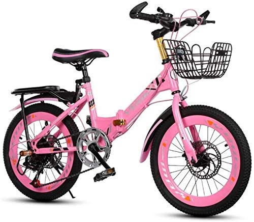 Vélos pliant : HFFFHA Vélos pliants vélo Pliant vélo Unisexe Petite Roue de Bicyclette Mini Portable léger, Guidon réglable (Color : A)