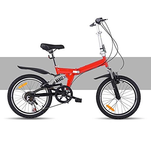 Vélos pliant : HUOFEIKE Adulte Vélos Pliants Mini Portable Étudiant Vélo Pliant pour Hommes Femmes Poids Légers Pliant Vitesse Damping Vélo, B2