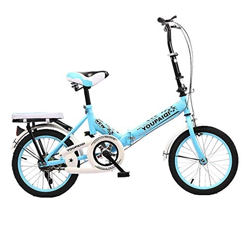 Vélos pliant : HWZXC Vélos pliants, Vélos Pliables Enfants Etudiants 6-10 Ans - Rose B 16inch