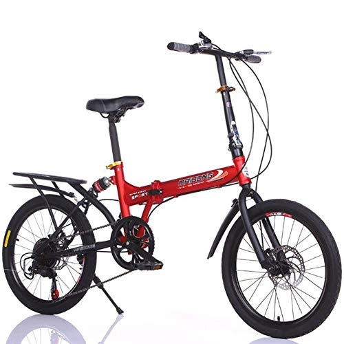 Vélos pliant : HWZXC Étudiants Pliant vélos, vélos Pliables pour Enfants Variable 6 Vitesses Shimano mâle et Femelle Cadeau de Montagne Adultes Pliant vélos vélo Pliable