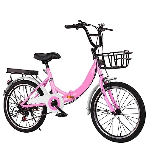 Vélos pliant : ITOSUI Vélo Pliant Vélo Pliant à 6 Vitesses pour Adultes Vélo Pliable pour Les Déplacements, Vélos de Ville en Acier à Haute Teneur en Carbone pour Adultes Hommes Femmes