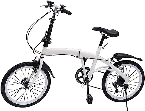 Vélos pliant : ITOSUI Vélos Pliants Vélos Vélo Pliant pour Adulte 7 Vitesses Shifter, Acier au Carbone Réglable en Hauteur Vélo de Banlieue Vélo Portable pour Adultes Hommes Femmes
