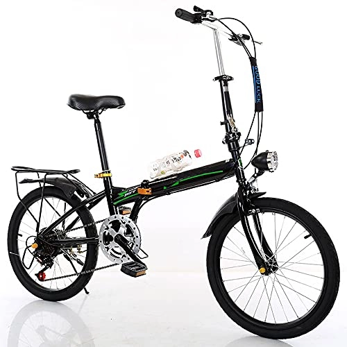 Vélos pliant : JieDianKeJi Vélos pliants 20 Pouces vélos Pliables Portable léger Exercice de Voyage en Ville pour Adultes Hommes Femmes Enfants Enfants à Vitesse Variable