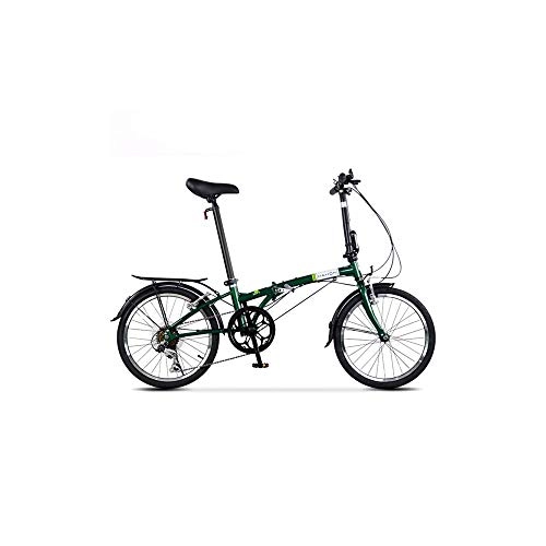 Vélos pliant : Jinan DAHON vlo Pliant 20 Pouces 6 Adultes Vitesse Hommes et Les Femmes Loisirs Vlo Vert HAT060 (Color : Green)