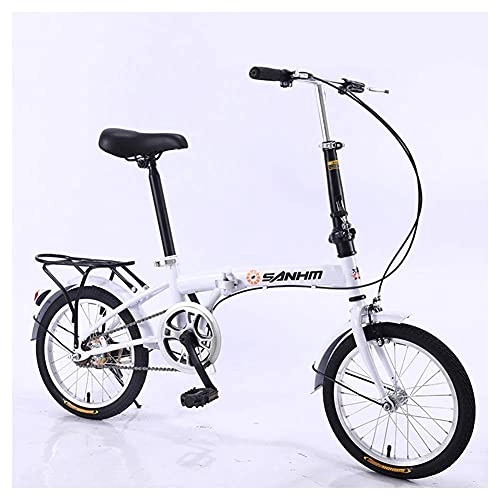 Vélos pliant : JUUY Sports de Plein air vélo Pliable Bicyclette de vélo Pliant 16 Pouces Ultra léger Portable vélo Adulte Hommes et Femmes Petit Petit Roue Simple Vitesse.