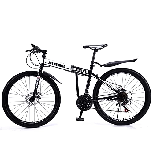 Vélos pliant : KANULAN Vélo Facile Facile à Placer Vélo Pliante Ergonomique, Vélos Mountain, Antidérapant Résistant à l'usure, Vélo De Poids De La Roue, Pistolet Z(Size:27 Speed)