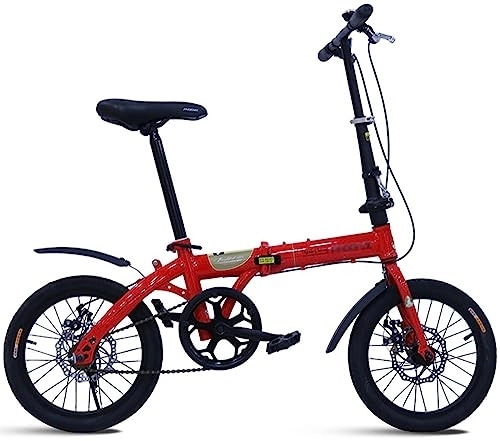 Vélos pliant : Kcolic Vélo Pliant Adulte 16 Pouces, Mini Vélo de Ville Pliable Variable 7 Vitesse Mobile Portable Léger Vélo Pliant pour Étudiants et Navetteurs Urbains A, 16inch
