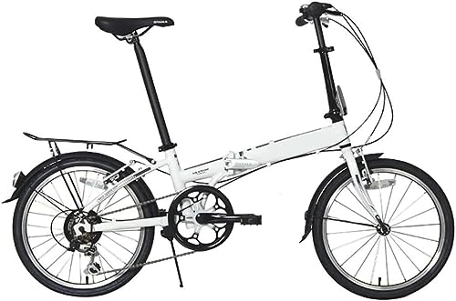Vélos pliant : Kcolic Vélo Pliant pour Adultes 20 Pouces Système Pliage Rapide 6 Freins avec Vélo Ville Vitesse Variable Vélo Banlieue Portable C, 20inch