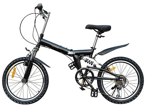 Vélos pliant : Kcolic Vélo Pliant pour Adultes Mini Vélo Pliant Léger avec 6 Vitesses Et Frein en V, Roues De 20 Pouces, Vélo pour Les Navetteurs Urbains pour Adolescents Adultes B, 20inch