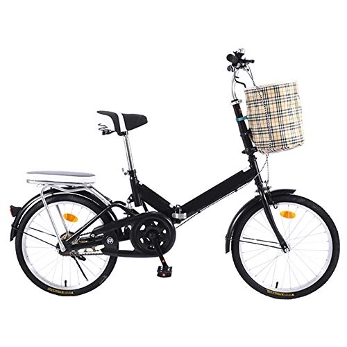 Vélos pliant : KJHGMNB Vélo Pliant, Vitesse Variable, Et Pliable Ville Compact Et Portable Vélos De Ville, Facile À Transporter Et À Stocker, Seulement 3 Étapes pour en Toute Sécurité Fold