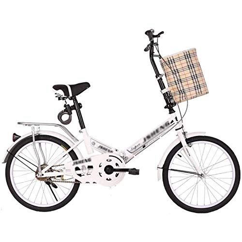 Vélos pliant : KJRJKX Petit Travail Portable Adulte Femme Vélo Pliant Multi-Fonctionnels Filles de vélos étudiants Marche de vélos