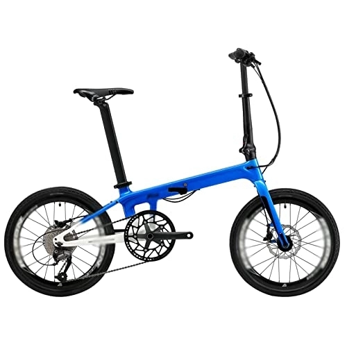 Vélos pliant : KOOKYY Vélo de montagne pliant vélo vélo en fibre de carbone vitesse frein à disque portable ville vélo de route adulte mini vélo de ville