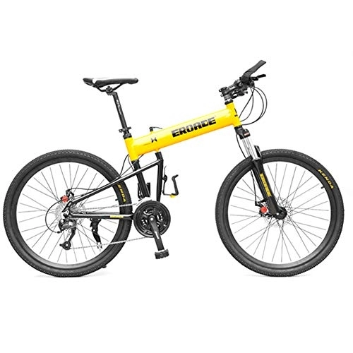 Vélos pliant : LNX Vélo de Montagne Pliable pour Adulte - 27 / 30 Vitesse - Vélo de Frein à Double Disque (26 Pouces)