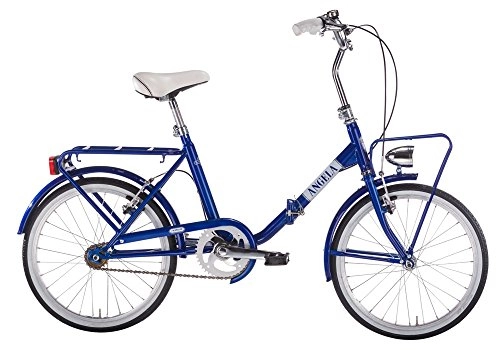 Vélos pliant : MBM A N G E L A, Vélo Pliable Mixte Adulte, Mixte, 330 / 18, Blu A03, 20"