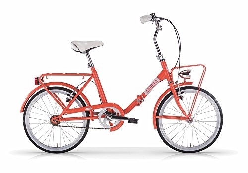 Vélos pliant : MBM A N G E L A, Vélo Pliable Unisexe – Adulte, Saumon A52, 20