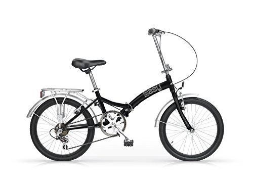 Vélos pliant : Mbm - Easy 20'' Bicyclette Vélo Pliant Folding Bike Noir / Argent