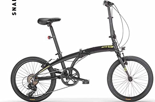 Vélos pliant : MBM S N A P Vélo Pliable Unisexe – Adulte, Noir A01, 20"