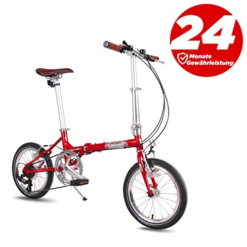 Vélos pliant : P-Bike Vélo pliant vélo pliable – 16" 7 vitesses, vélo compact, Femme Homme, Roue.