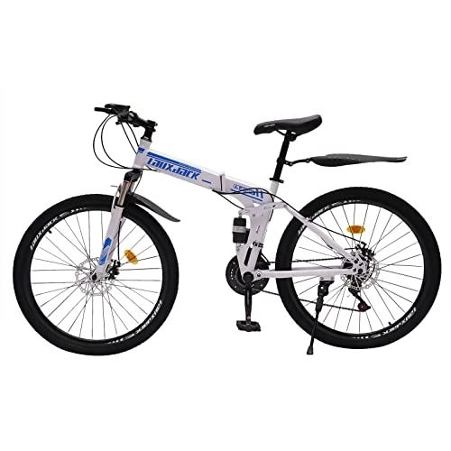 Vélos pliant : panfudongk Vélo VTT 26" | Vélo pour homme | Respectueux de l'environnement et sain | Suspension complète | Charge maximale 120 kg | Hauteur de selle réglable