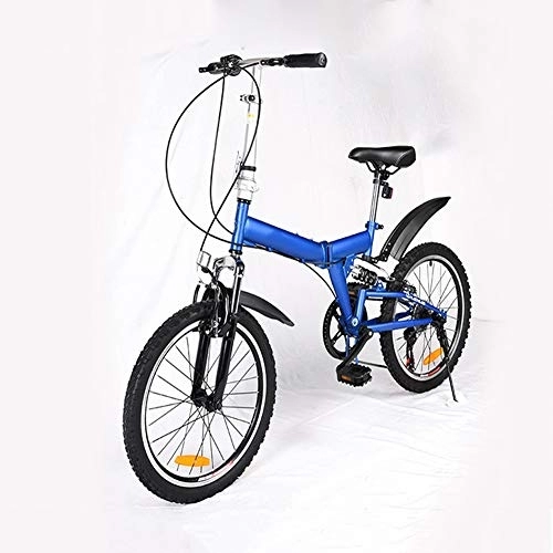Vélos pliant : RR-YRL 20 Pouces Portable vélo Pliant, vélo Pliant Etudiante, Vélo antichocs, 4 Couleurs, Bleu