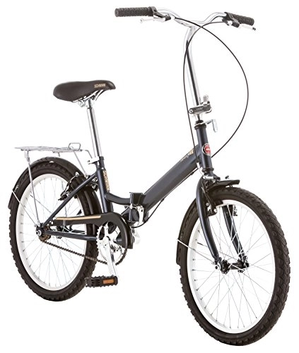 Vélos pliant : Schwinn Loop and Hinge Vélo Pliant pour Adulte Unisexe, Gris, 20 inch / Medium