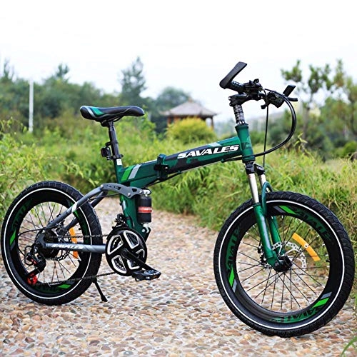 Vélos pliant : SDZXC Vélos Pliables des Enfants de, étudiant Pliant Les vélos Amortisseur léger de vélo de Montagne 21 vélos Pliables de Vitesse
