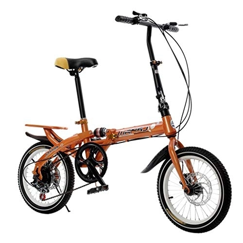 Vélos pliant : TYXTYX Vélo Pliant, vélo Portable, vélo de Route pour étudiant Adulte, vélo de Plein air, vélo de Pliant de 16 Pouces