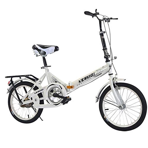 Vélos pliant : Unbran Vélo de montagne de 50, 8 cm, léger et pliable, petit vélo portable pliable de ville, mini vélo compact, portable, durable