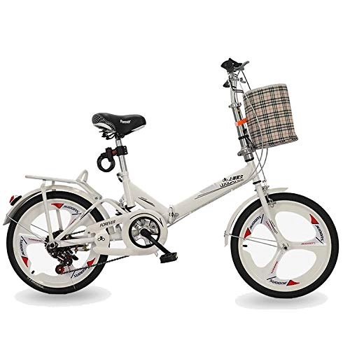 Vélos pliant : Vélo pliable et pliable, roues de 50, 8 cm, absorbant les chocs, pour homme et femme (7 vitesses)