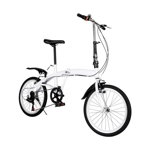 Vélos pliant : Vélo pliant 20 pouces en acier carbone - 7 vitesses - Hauteur réglable de 70 à 100 mm