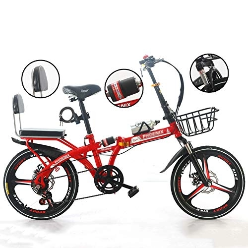 Vélos pliant : Vélo Pliant, Étudiant À Vitesse Variable Adulte Vélo Portable Ultra Léger, Portable Installation Simple