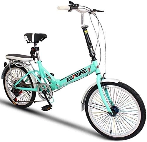 Vélos pliant : Vélo Vélos Pliable Ultra léger Portable vélo Pliant Mini Petite Vitesse de Roue Shock Absorption (20 Pouces / 16 Pouces) (Color : 1, Size : 16in)