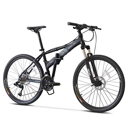 Vélos pliant : Vélos de Montagne, vélo de Montagne Semi-Rigide de 26 Pouces, vélo de Plein air Pliant en Aluminium antidérapant