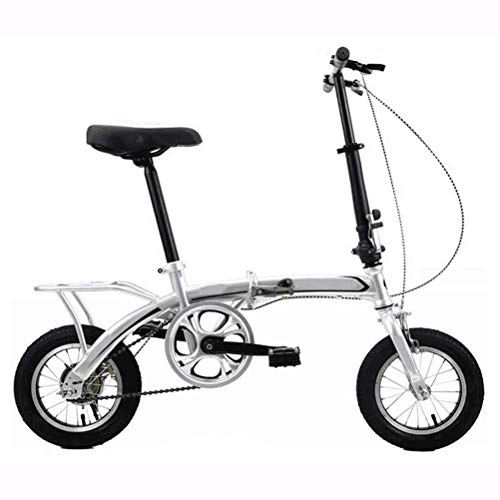 Vélos pliant : Vélos Pliables 16", Ultra-léger monovitesse Adultes Hommes et Femmes Portables VTT, Plié en 15 Secondes, Gris