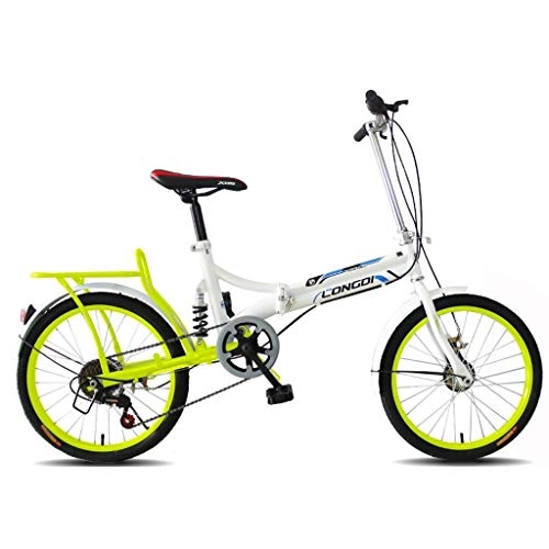 Vélos pliant : Xiaoping Les Enfants de vélo de Vitesse Variable vélo Pliant vélo 16 Pouces Ultra léger Portable Petit vélo Pliant (Color : 2)