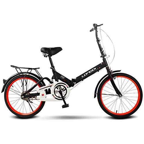 Vélos pliant : Xiaoping Pliable vélo 20 Pouces Shock Absorber Portable Adulte garçon et Fille vélo for Enfant Vélo (Color : 1)